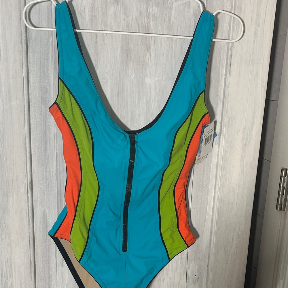 Colorful Women's One Piece Swimsuit
